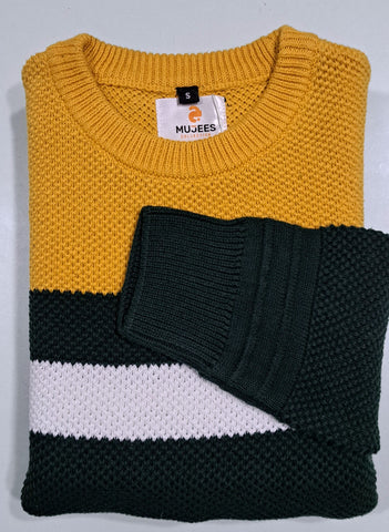 Mustard and Green Sweater for men – Mujees Collection