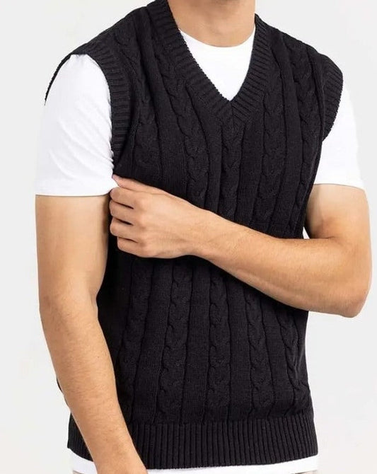 Sweater For Mens Black Colour Sweater With Design GA.MS.60.b